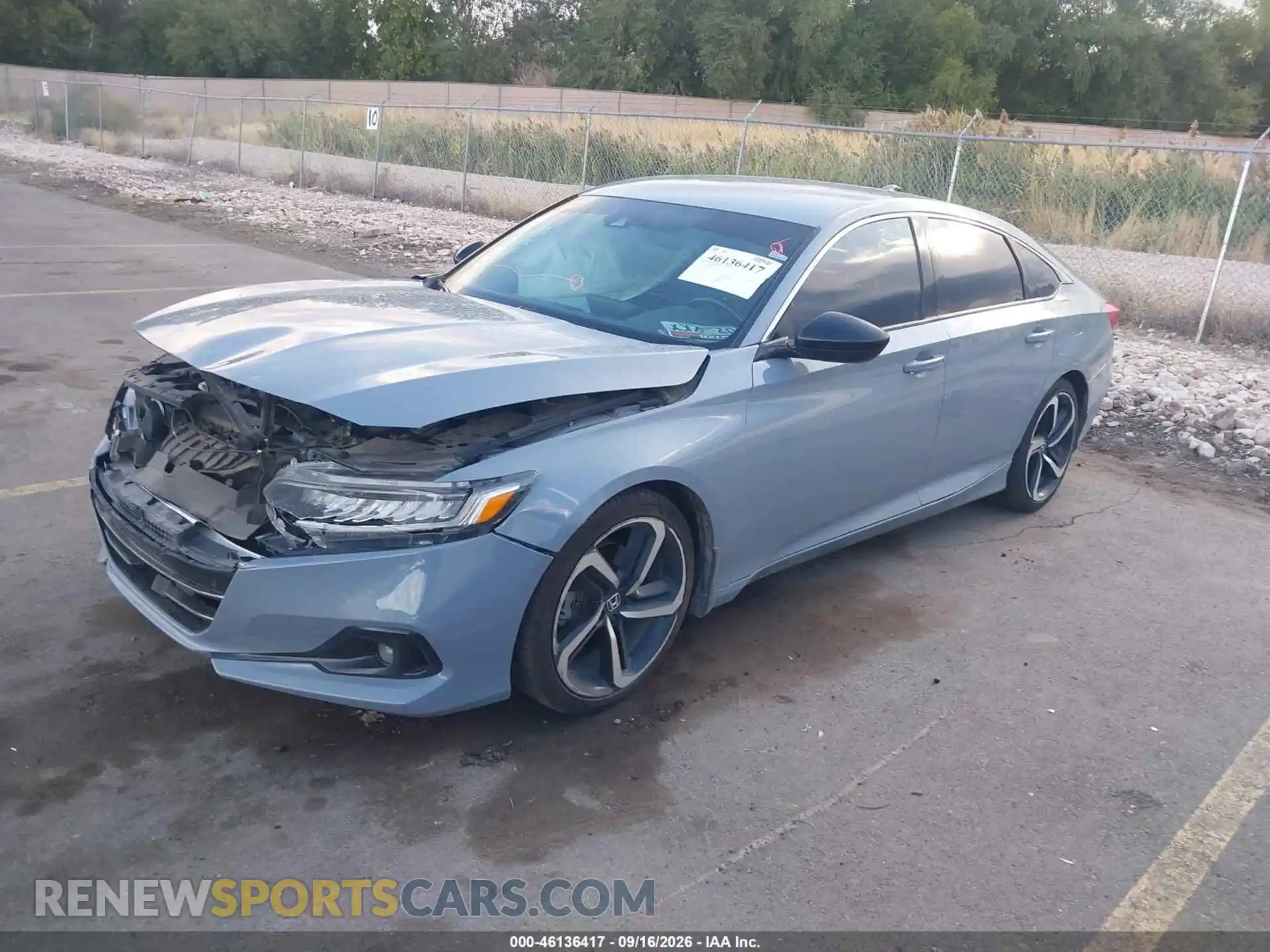 2 fotografías del automóvil dañado 1HGCV1F38MA107627 HONDA ACCORD 2021