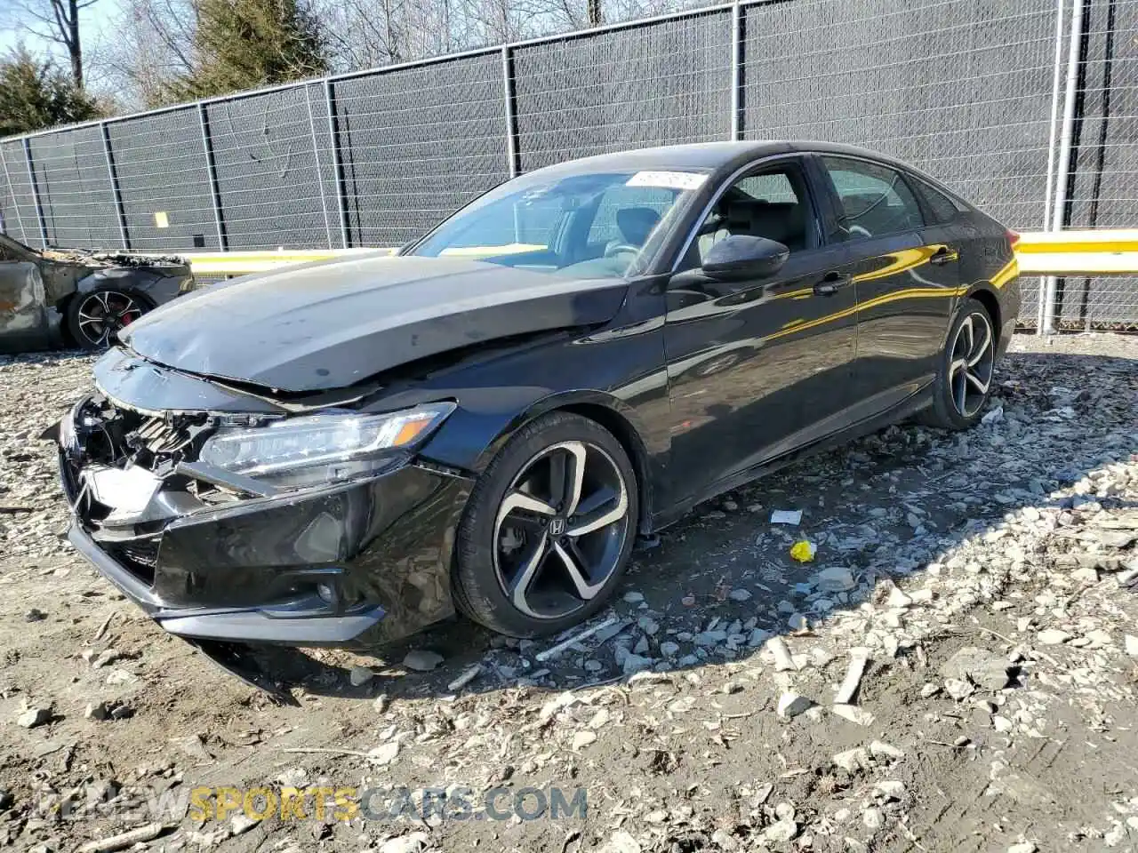 1 Photograph of a damaged car 1HGCV1F39MA017967 HONDA ACCORD 2021