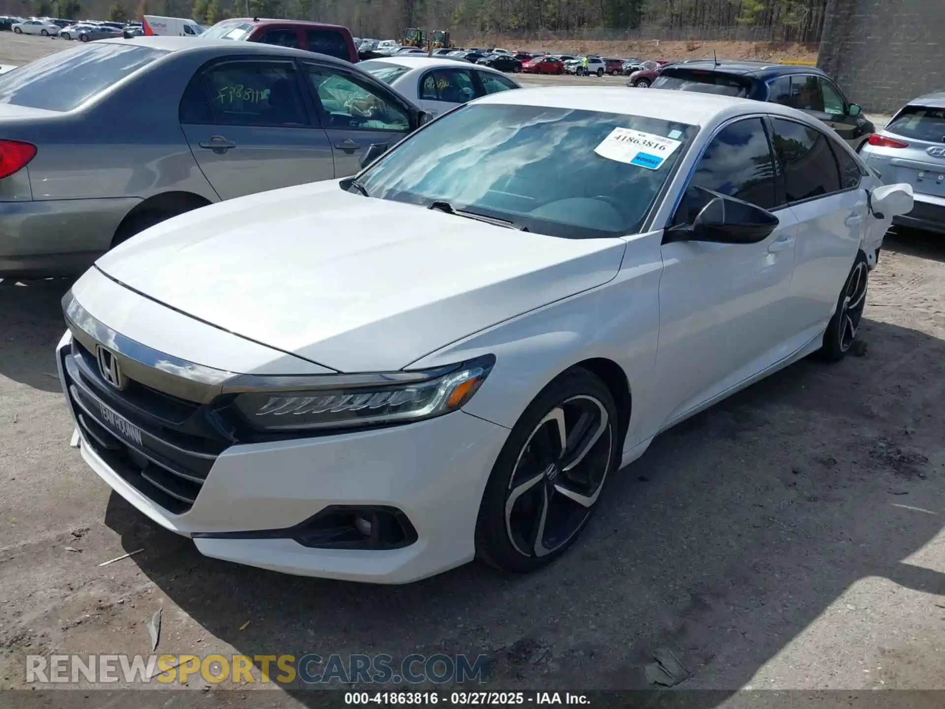 2 Photograph of a damaged car 1HGCV1F39MA021727 HONDA ACCORD 2021
