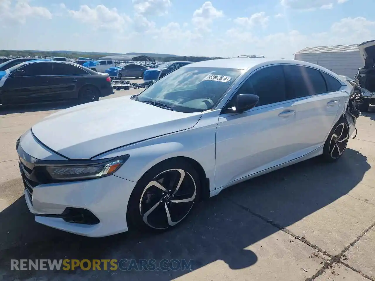 1 Photograph of a damaged car 1HGCV1F39MA021744 HONDA ACCORD 2021