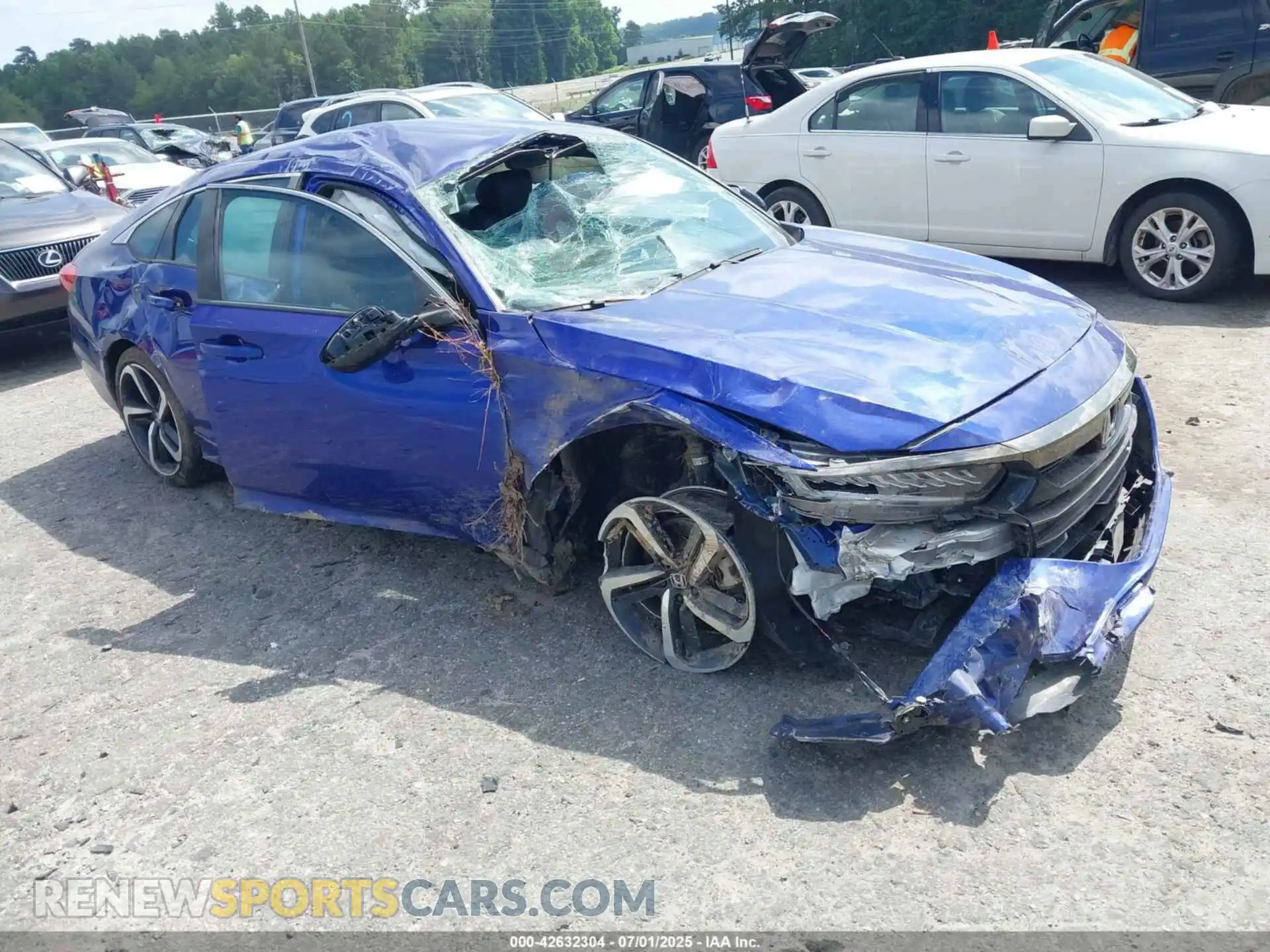 1 Photograph of a damaged car 1HGCV1F39MA065842 HONDA ACCORD 2021