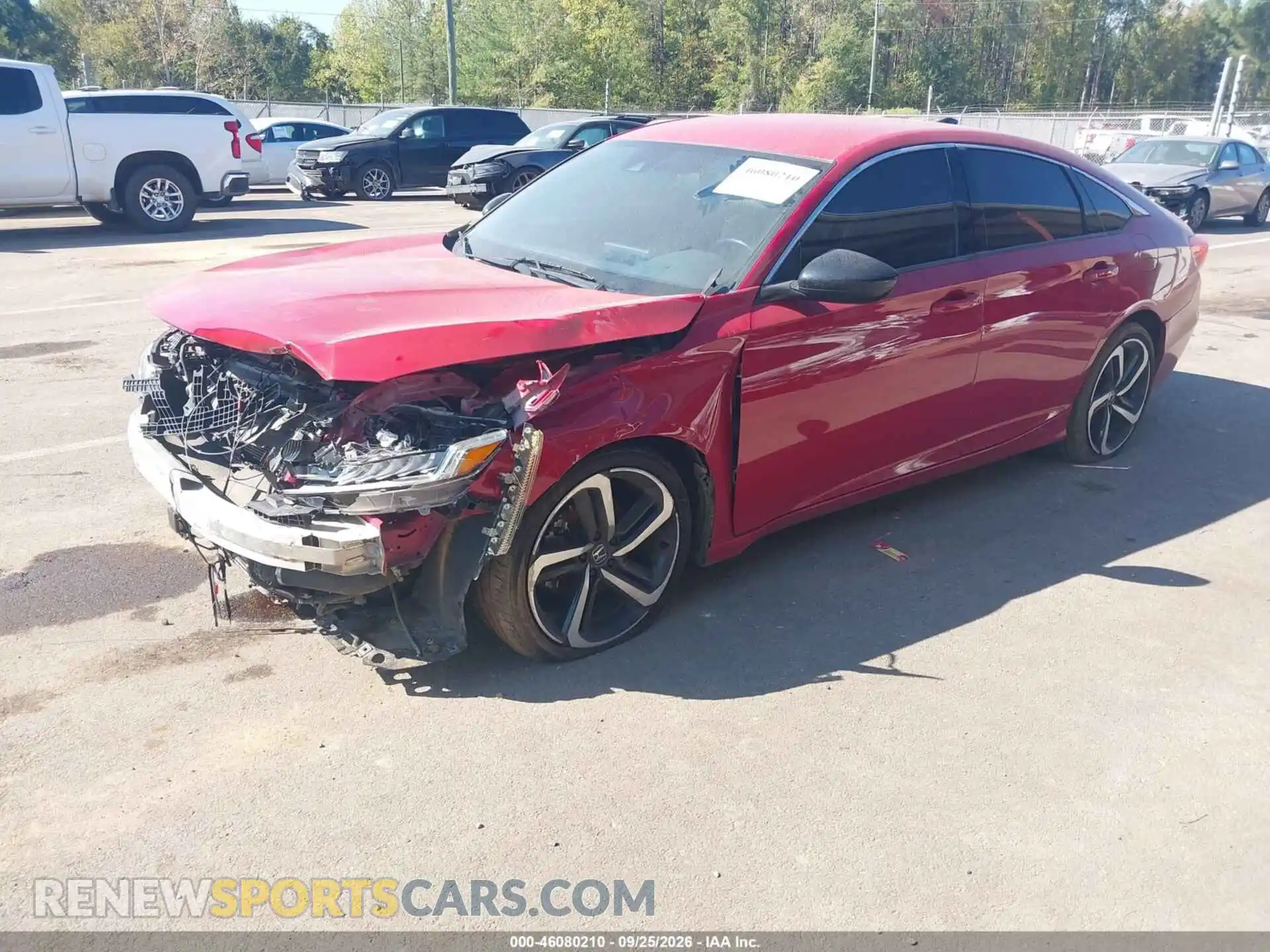 2 Photograph of a damaged car 1HGCV1F39MA067199 HONDA ACCORD 2021