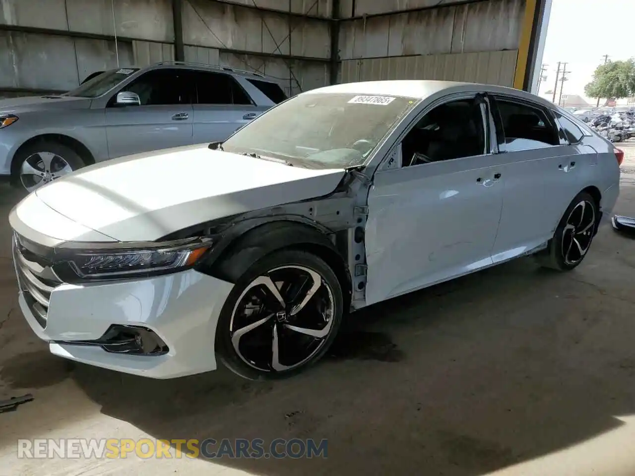 1 Photograph of a damaged car 1HGCV1F39MA124484 HONDA ACCORD 2021