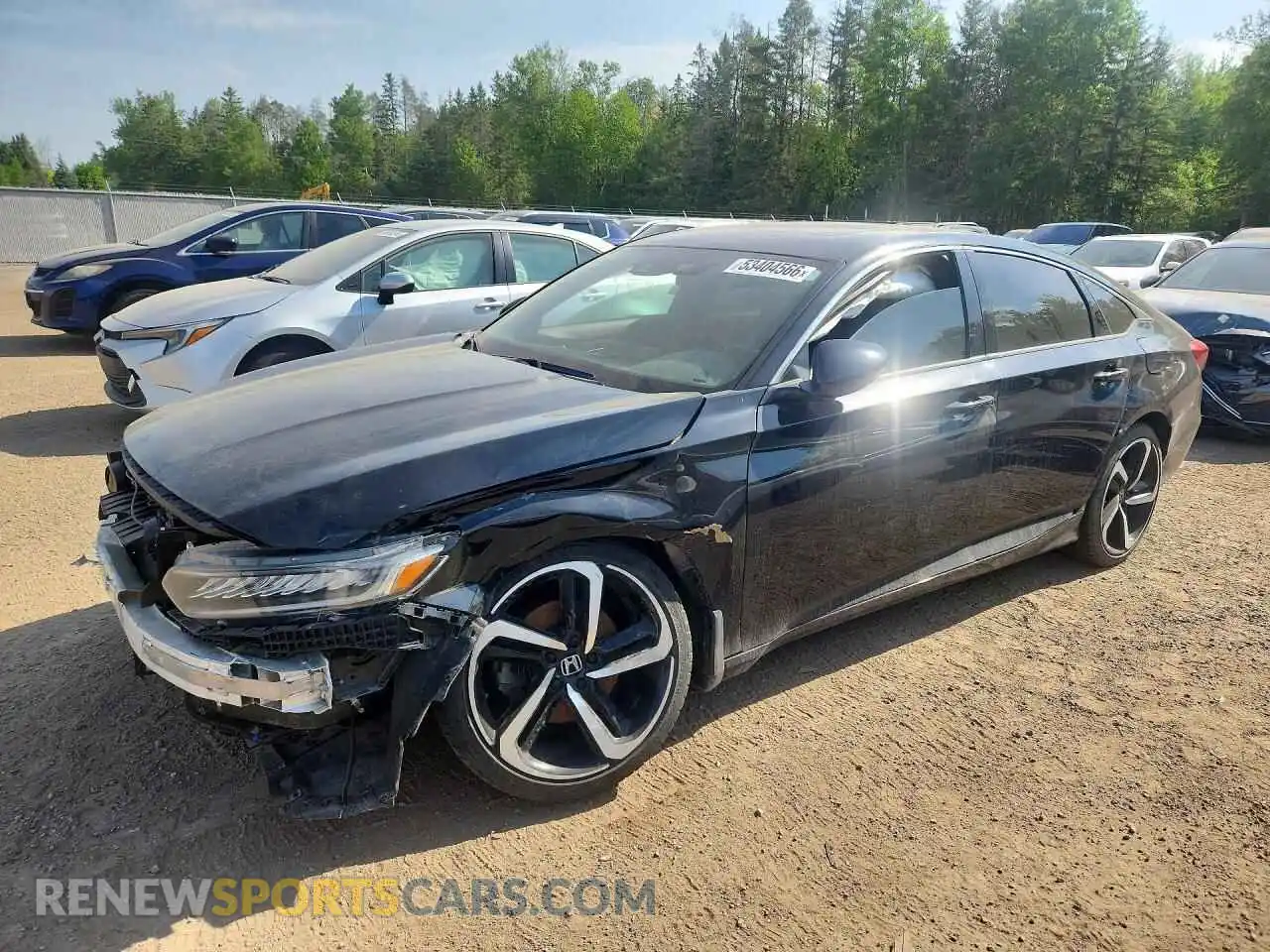 1 Photograph of a damaged car 1HGCV1F39MA800111 HONDA ACCORD 2021