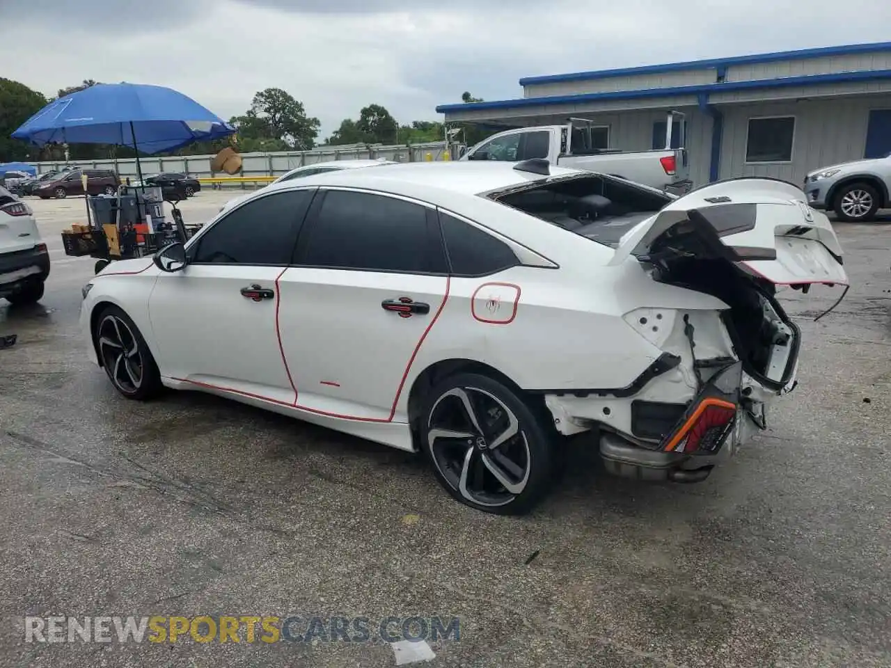 2 Photograph of a damaged car 1HGCV1F3XMA044952 HONDA ACCORD 2021