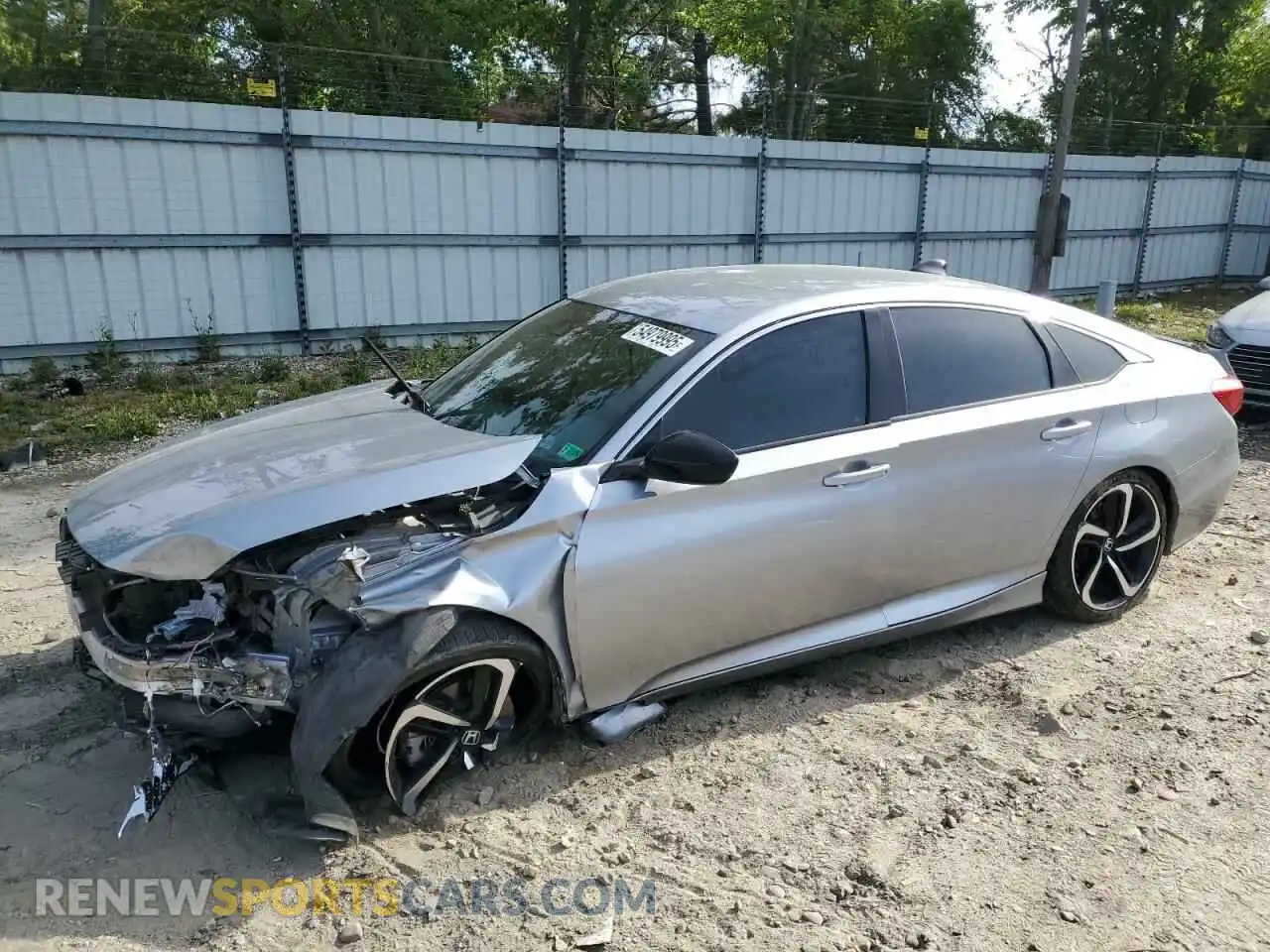 1 Photograph of a damaged car 1HGCV1F3XMA045194 HONDA ACCORD 2021