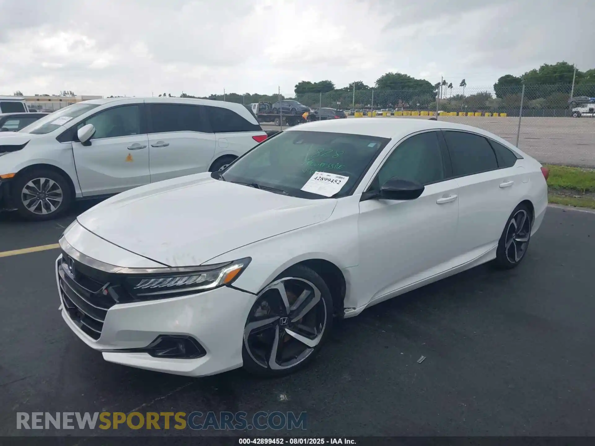 2 Photograph of a damaged car 1HGCV1F3XMA056311 HONDA ACCORD 2021