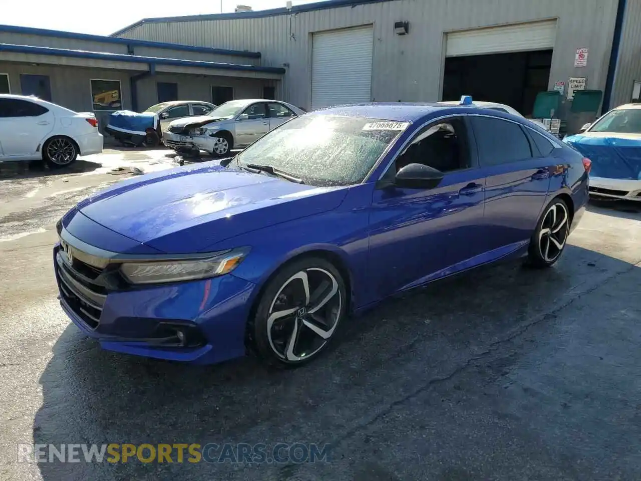 1 Photograph of a damaged car 1HGCV1F3XMA073352 HONDA ACCORD 2021