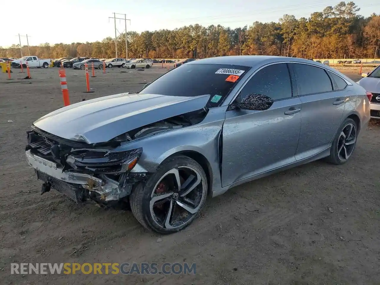 1 fotografías del automóvil dañado 1HGCV1F3XMA078289 HONDA ACCORD 2021