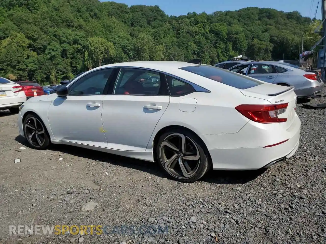 2 Photograph of a damaged car 1HGCV1F3XMA080026 HONDA ACCORD 2021