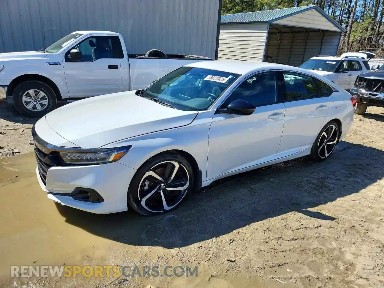 1 Photograph of a damaged car 1HGCV1F3XMA083704 HONDA ACCORD 2021