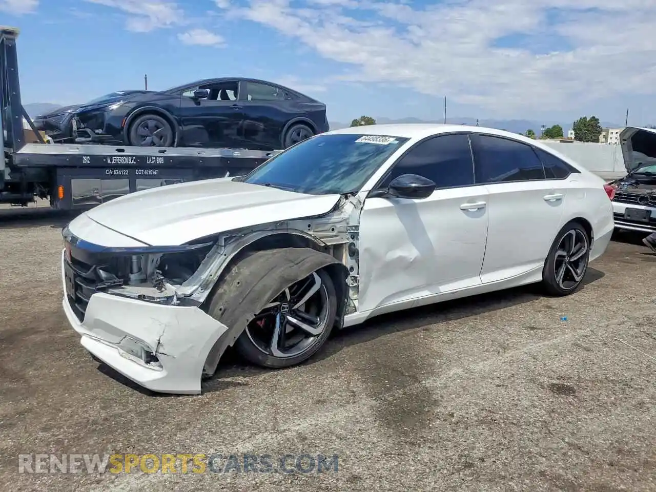 1 Photograph of a damaged car 1HGCV1F3XMA095898 HONDA ACCORD 2021