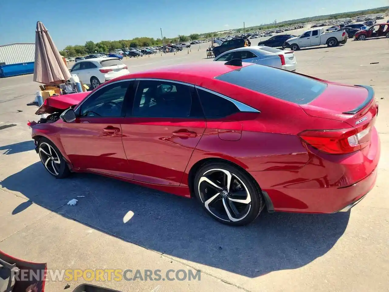 2 Photograph of a damaged car 1HGCV1F3XMA098848 HONDA ACCORD 2021
