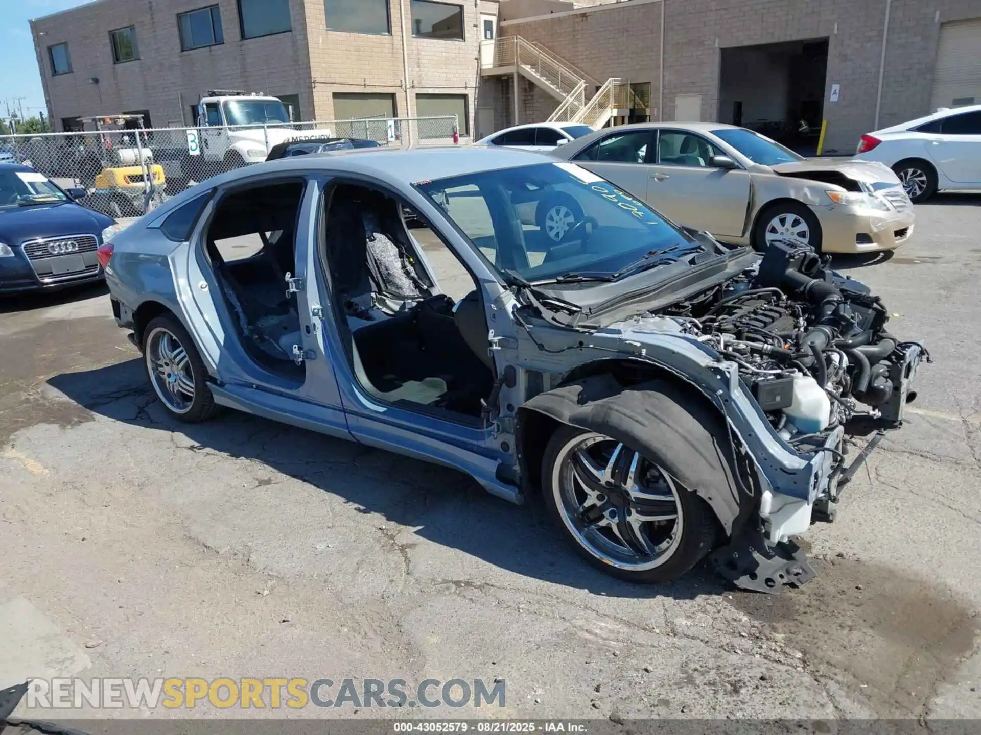 1 Photograph of a damaged car 1HGCV1F3XMA100338 HONDA ACCORD 2021