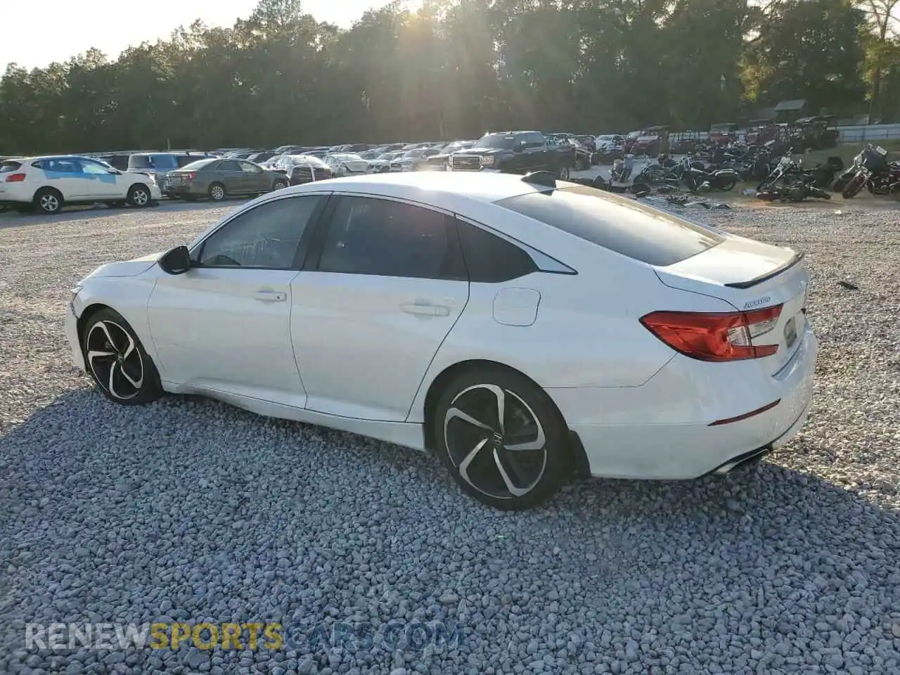 2 Photograph of a damaged car 1HGCV1F3XMA105393 HONDA ACCORD 2021