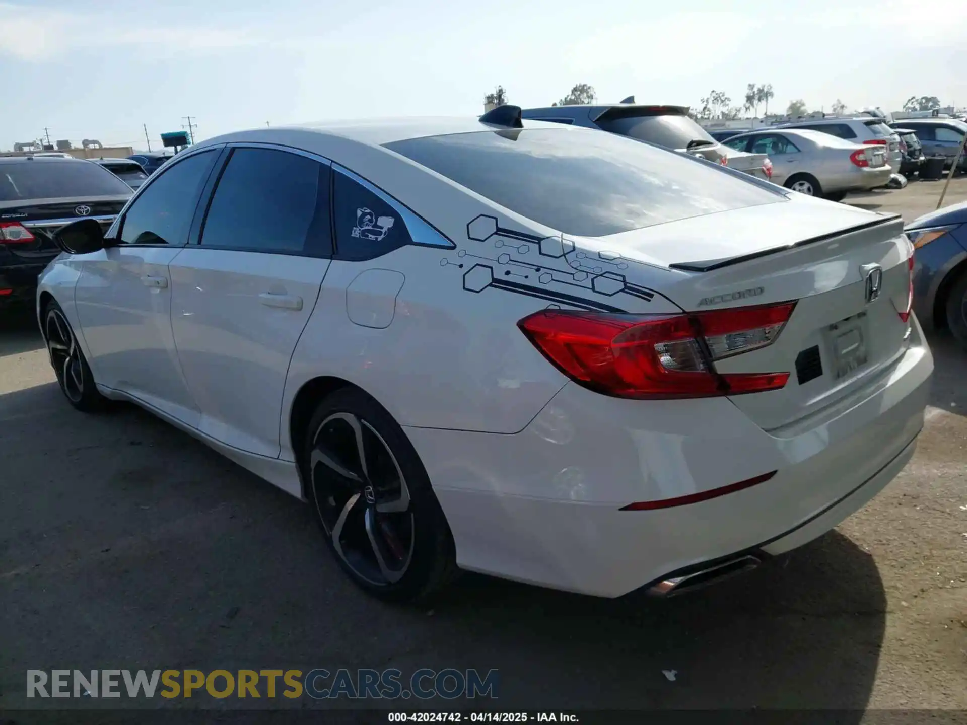 3 Photograph of a damaged car 1HGCV1F3XMA108729 HONDA ACCORD 2021