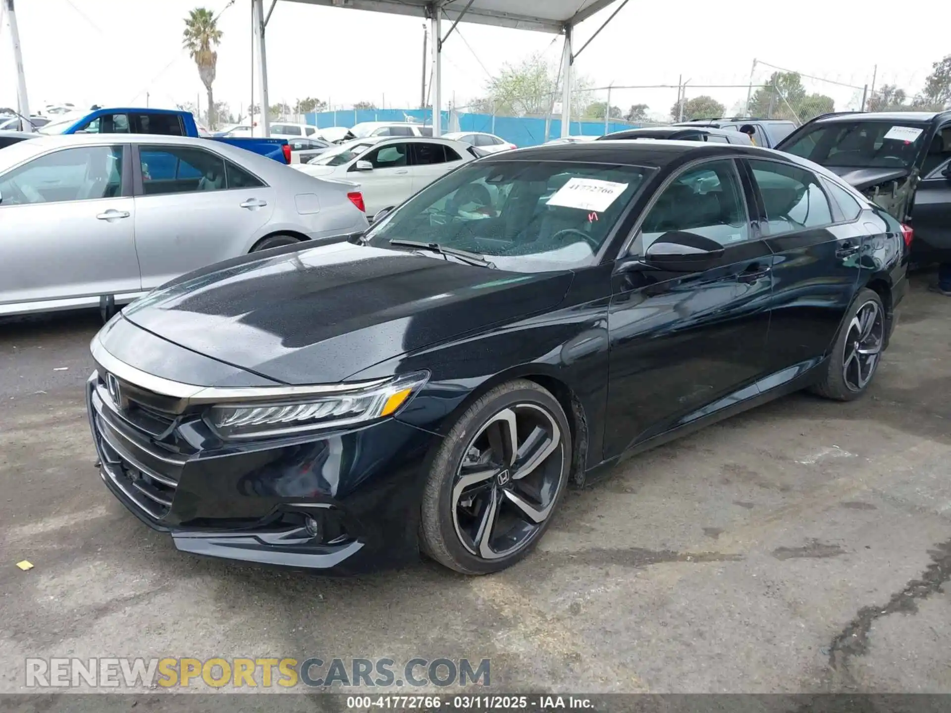 2 Photograph of a damaged car 1HGCV1F3XMA110478 HONDA ACCORD 2021