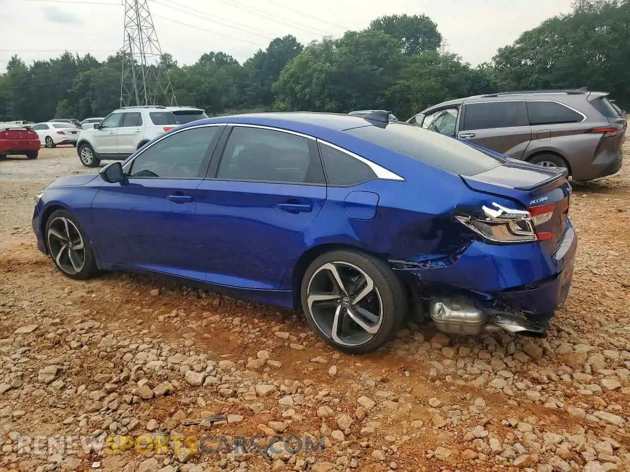 2 Photograph of a damaged car 1HGCV1F3XMA124574 HONDA ACCORD 2021