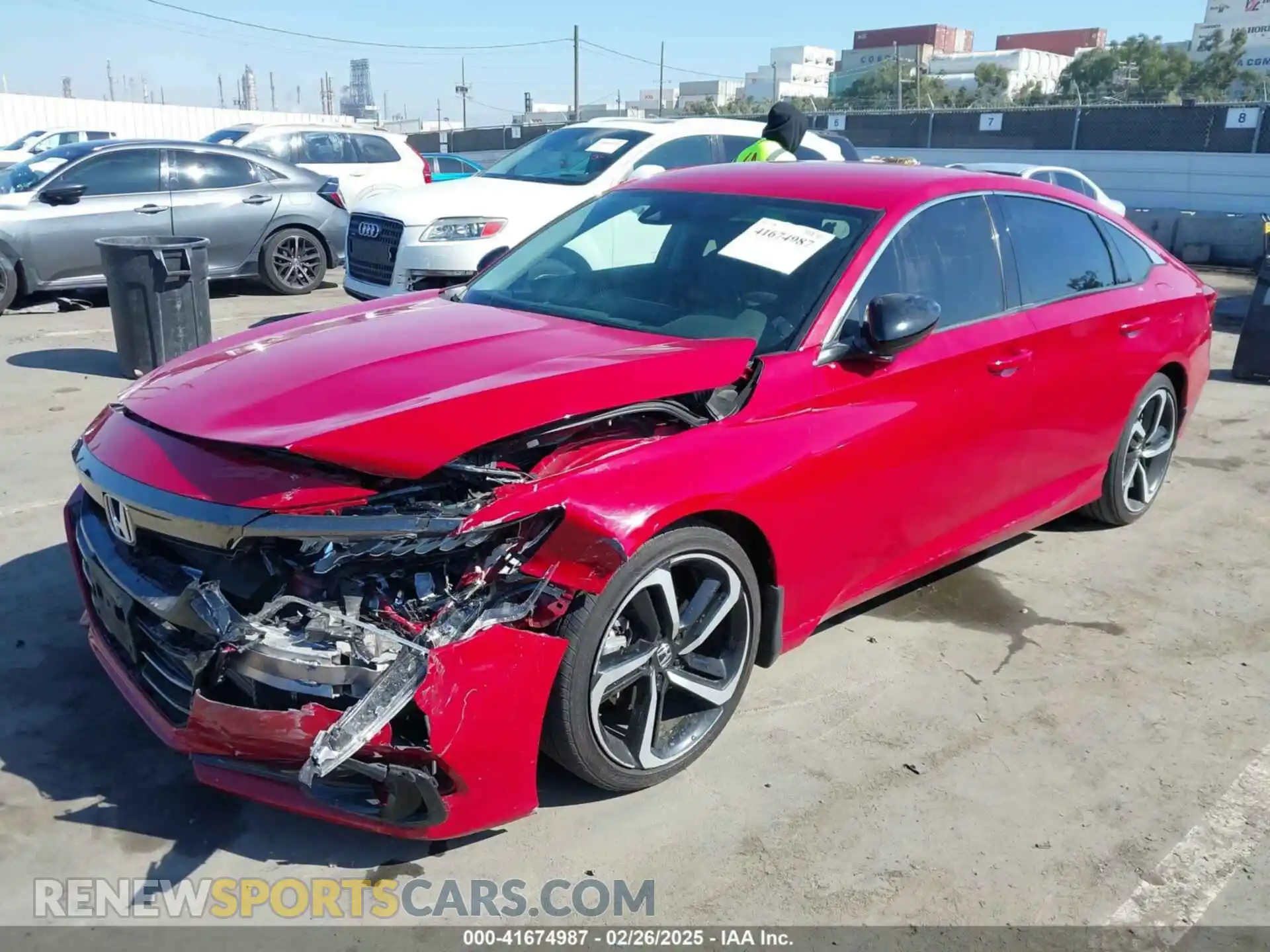 2 Photograph of a damaged car 1HGCV1F40MA032169 HONDA ACCORD 2021