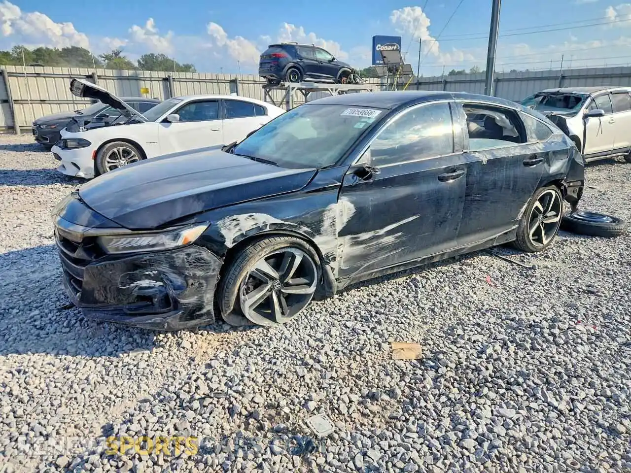 1 Photograph of a damaged car 1HGCV1F40MA084031 HONDA ACCORD 2021