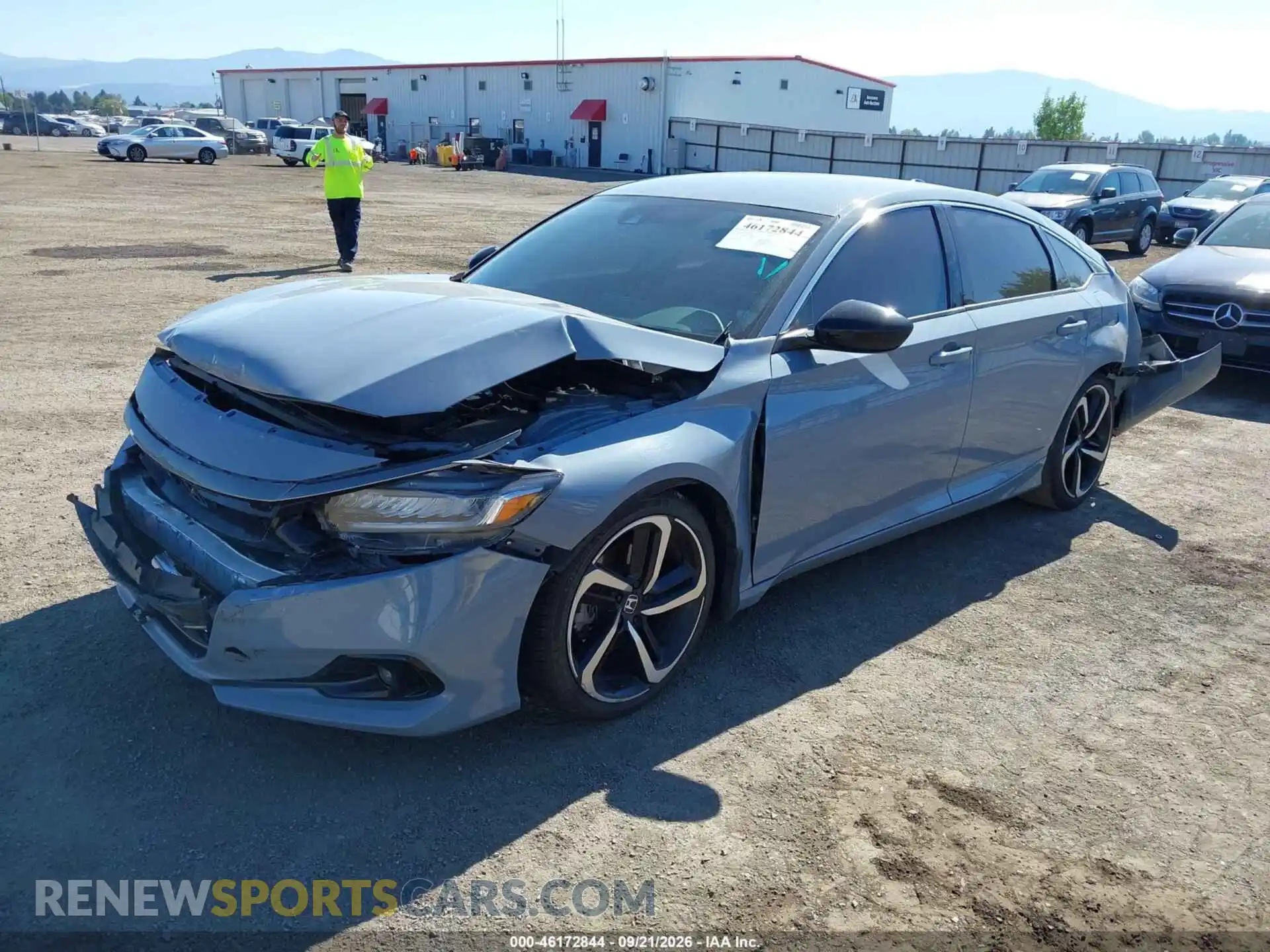 2 Photograph of a damaged car 1HGCV1F40MA113060 HONDA ACCORD 2021