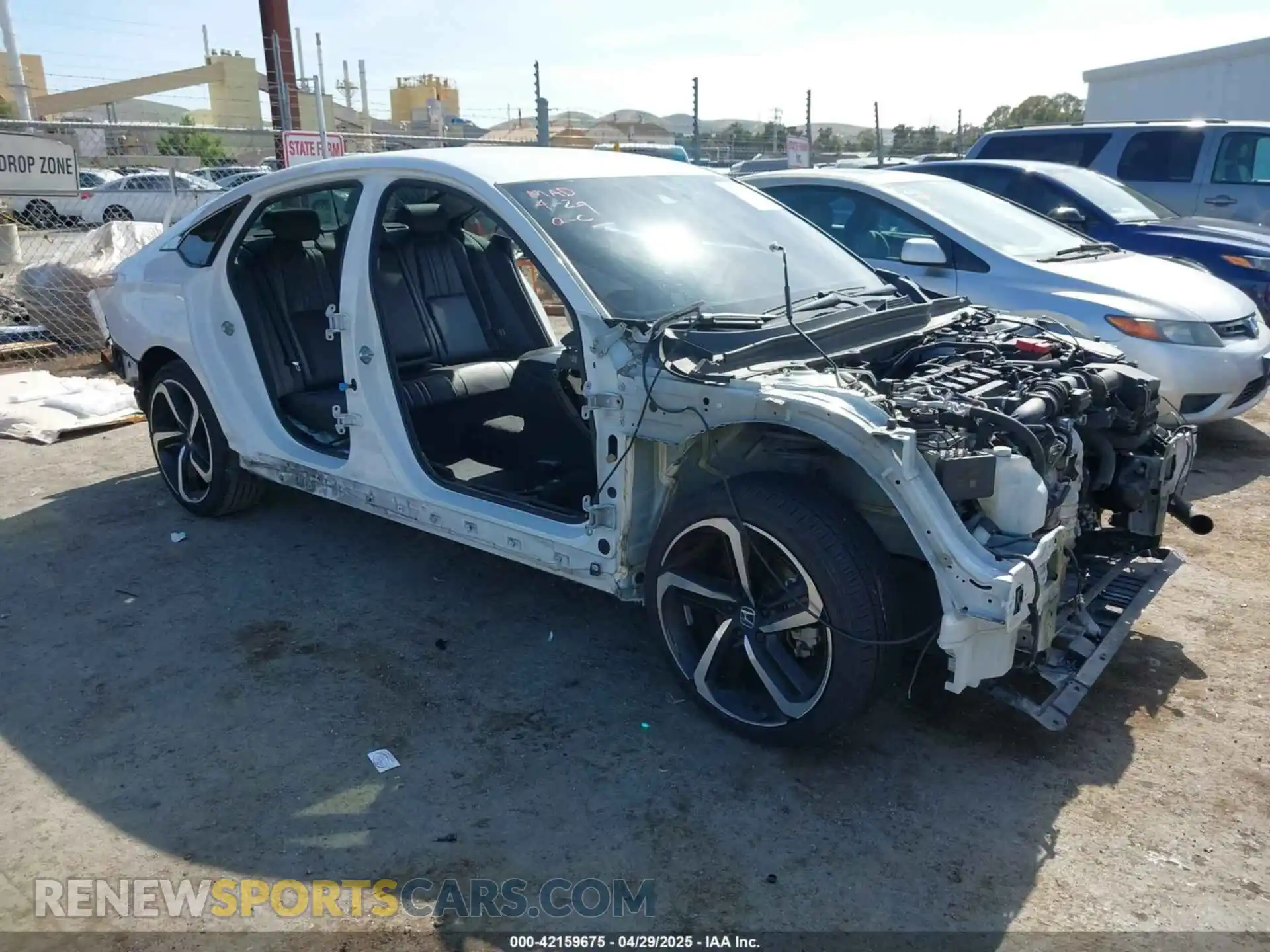 1 Photograph of a damaged car 1HGCV1F41MA009581 HONDA ACCORD 2021