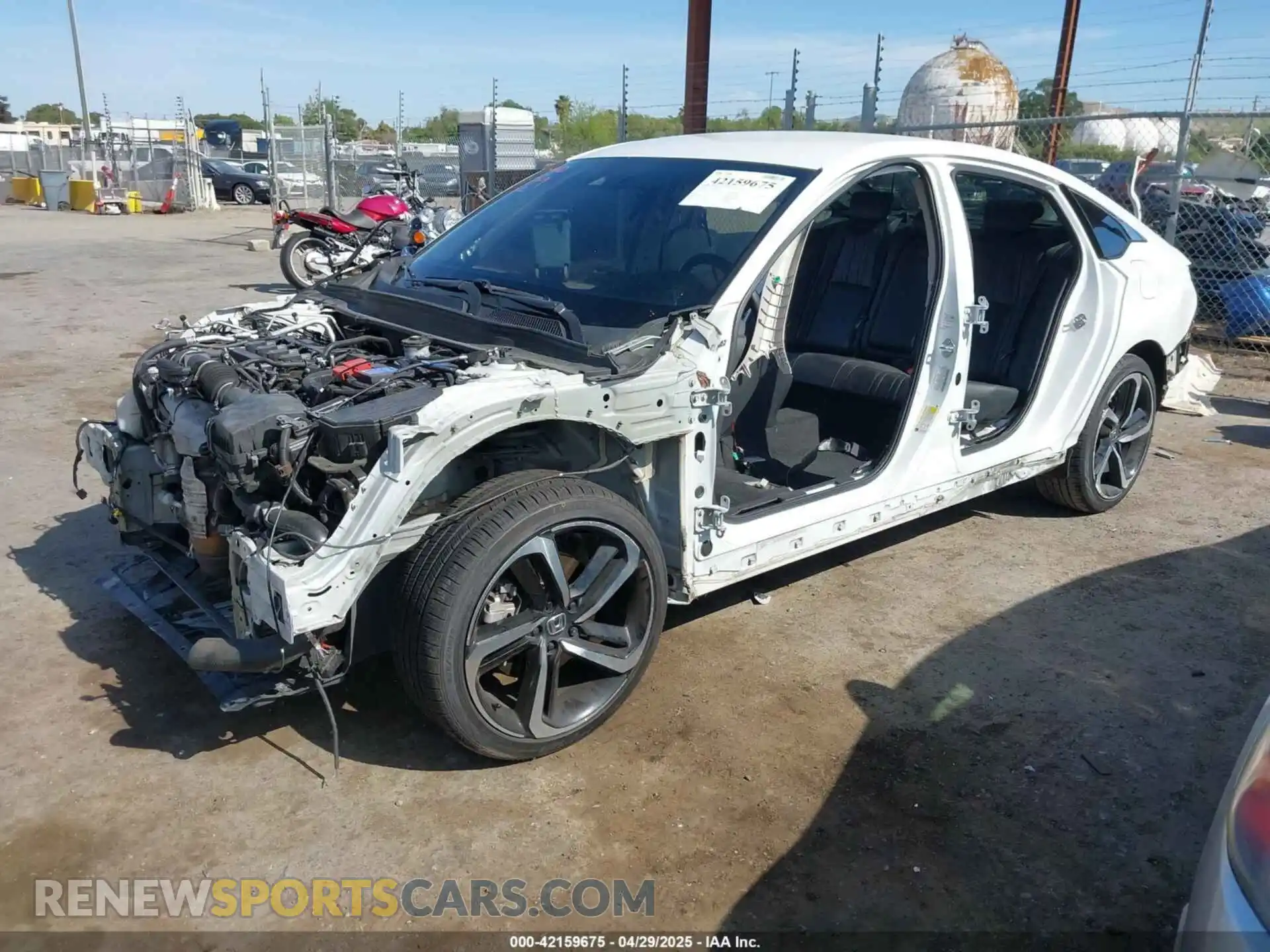 2 Photograph of a damaged car 1HGCV1F41MA009581 HONDA ACCORD 2021