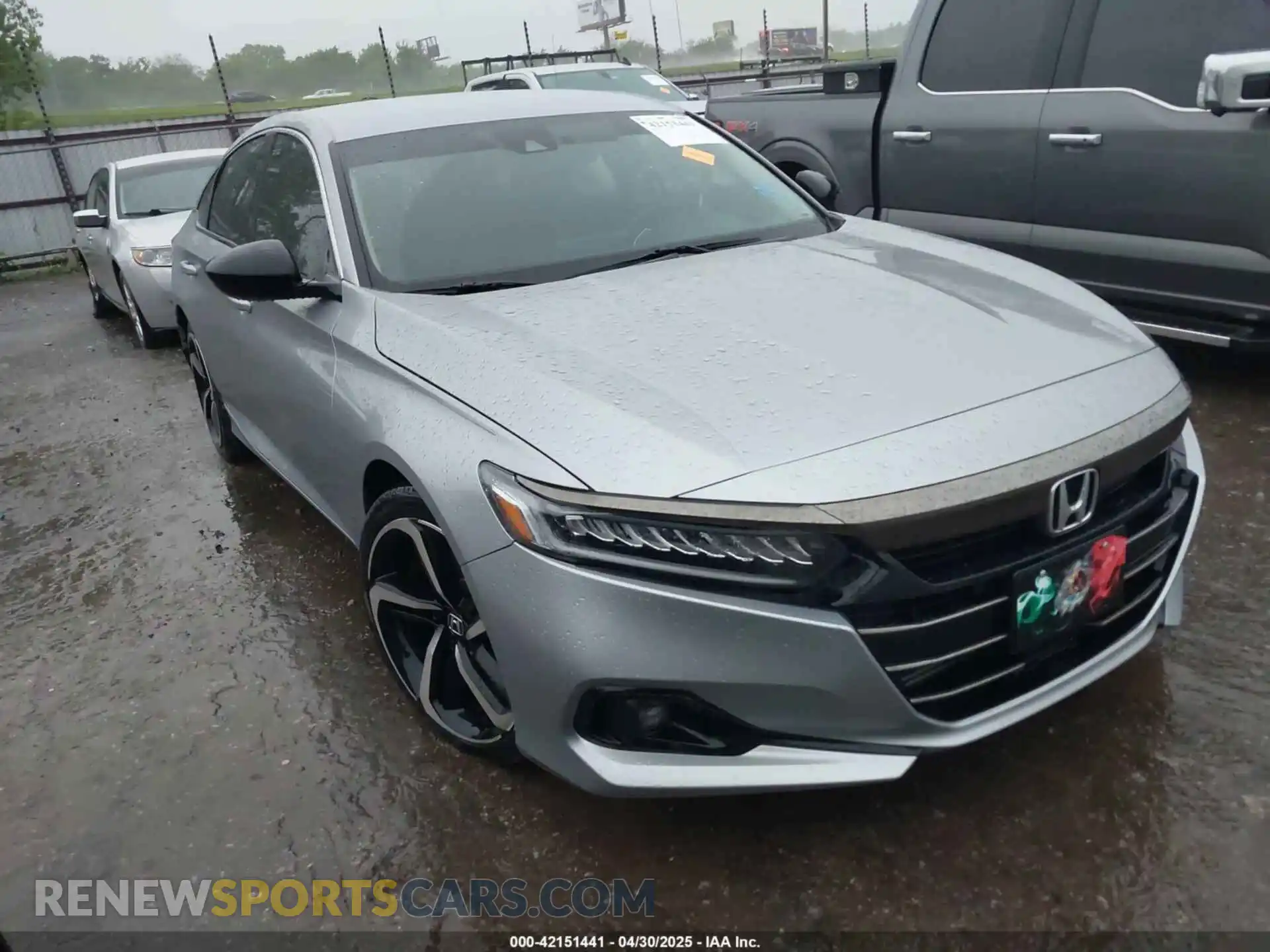 1 Photograph of a damaged car 1HGCV1F41MA012268 HONDA ACCORD 2021