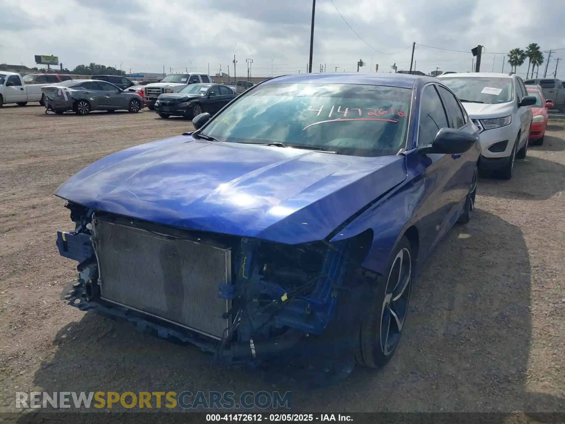 2 Photograph of a damaged car 1HGCV1F41MA032682 HONDA ACCORD 2021