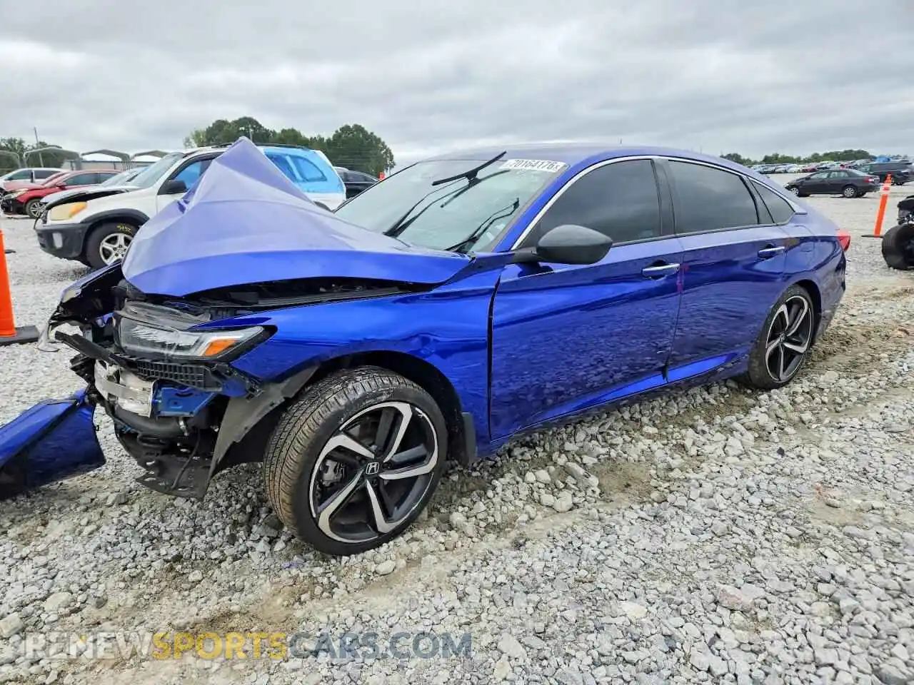 1 fotografías del automóvil dañado 1HGCV1F41MA048784 HONDA ACCORD 2021