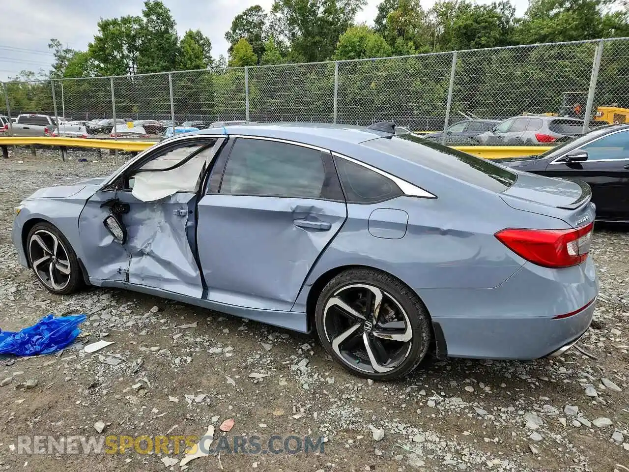 2 Фотография поврежденного автомобиля 1HGCV1F41MA051460 HONDA ACCORD 2021