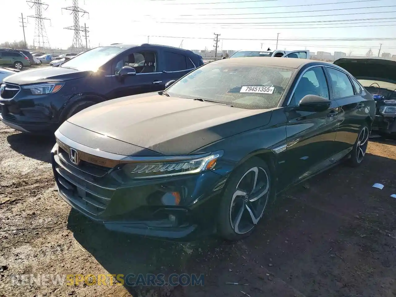 1 Photograph of a damaged car 1HGCV1F41MA072681 HONDA ACCORD 2021