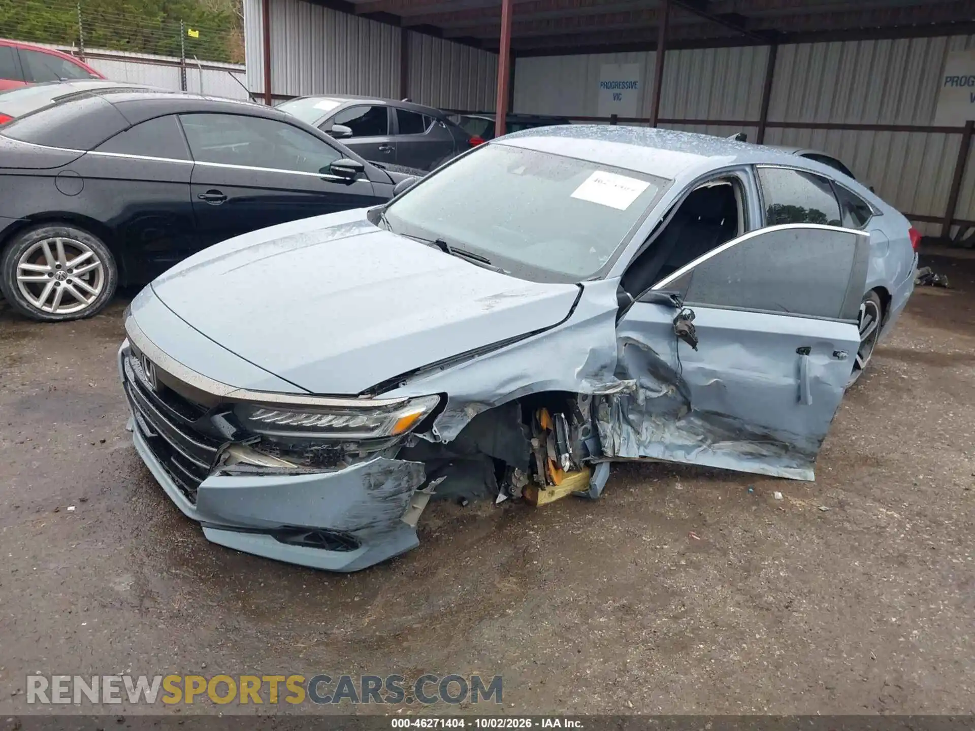 2 fotografías del automóvil dañado 1HGCV1F41MA084491 HONDA ACCORD 2021