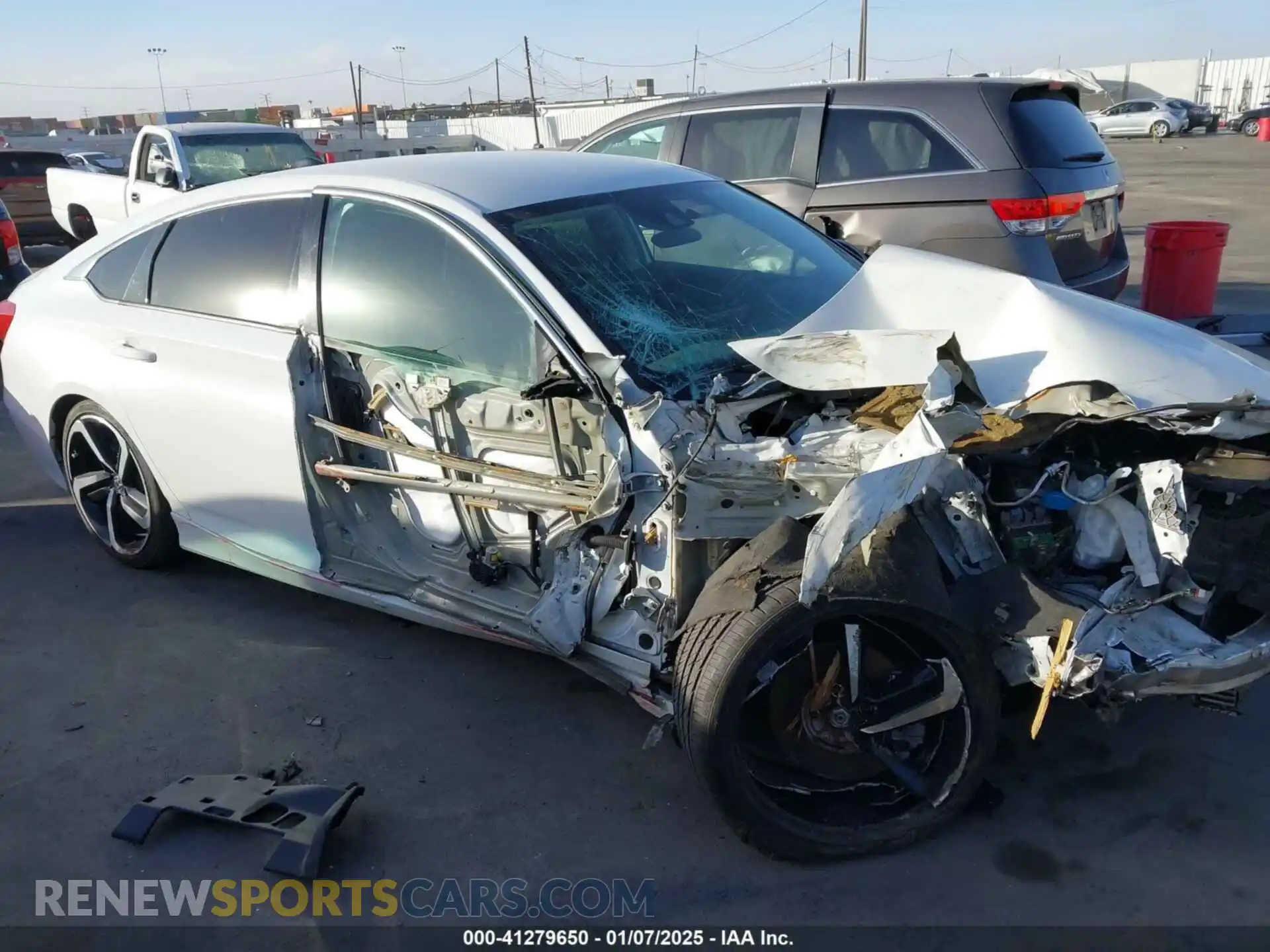 1 Photograph of a damaged car 1HGCV1F41MA086189 HONDA ACCORD 2021