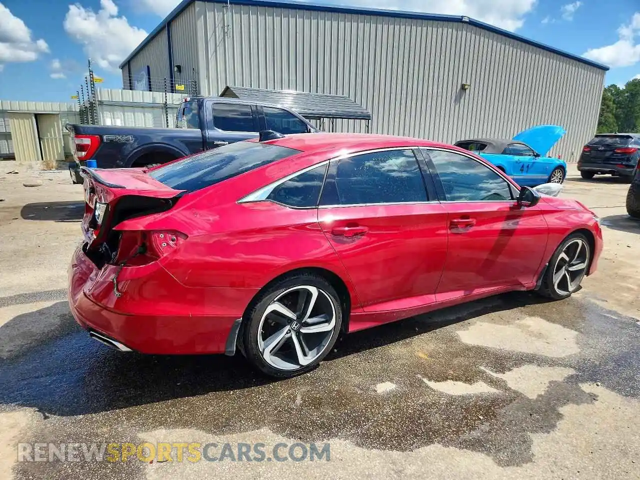3 fotografías del automóvil dañado 1HGCV1F42MA003160 HONDA ACCORD 2021