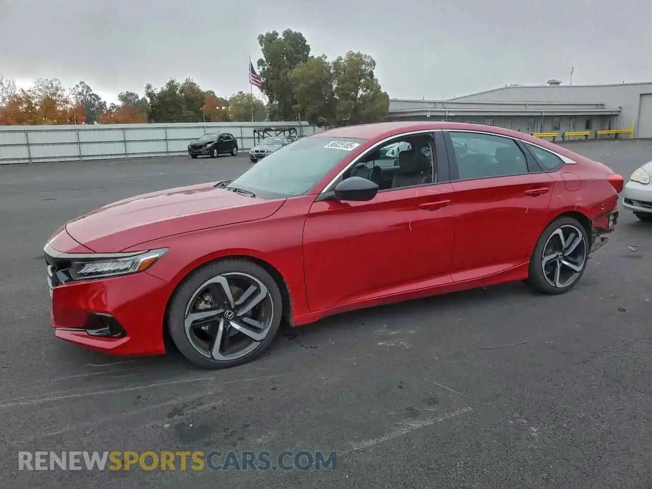 1 Photograph of a damaged car 1HGCV1F42MA006141 HONDA ACCORD 2021