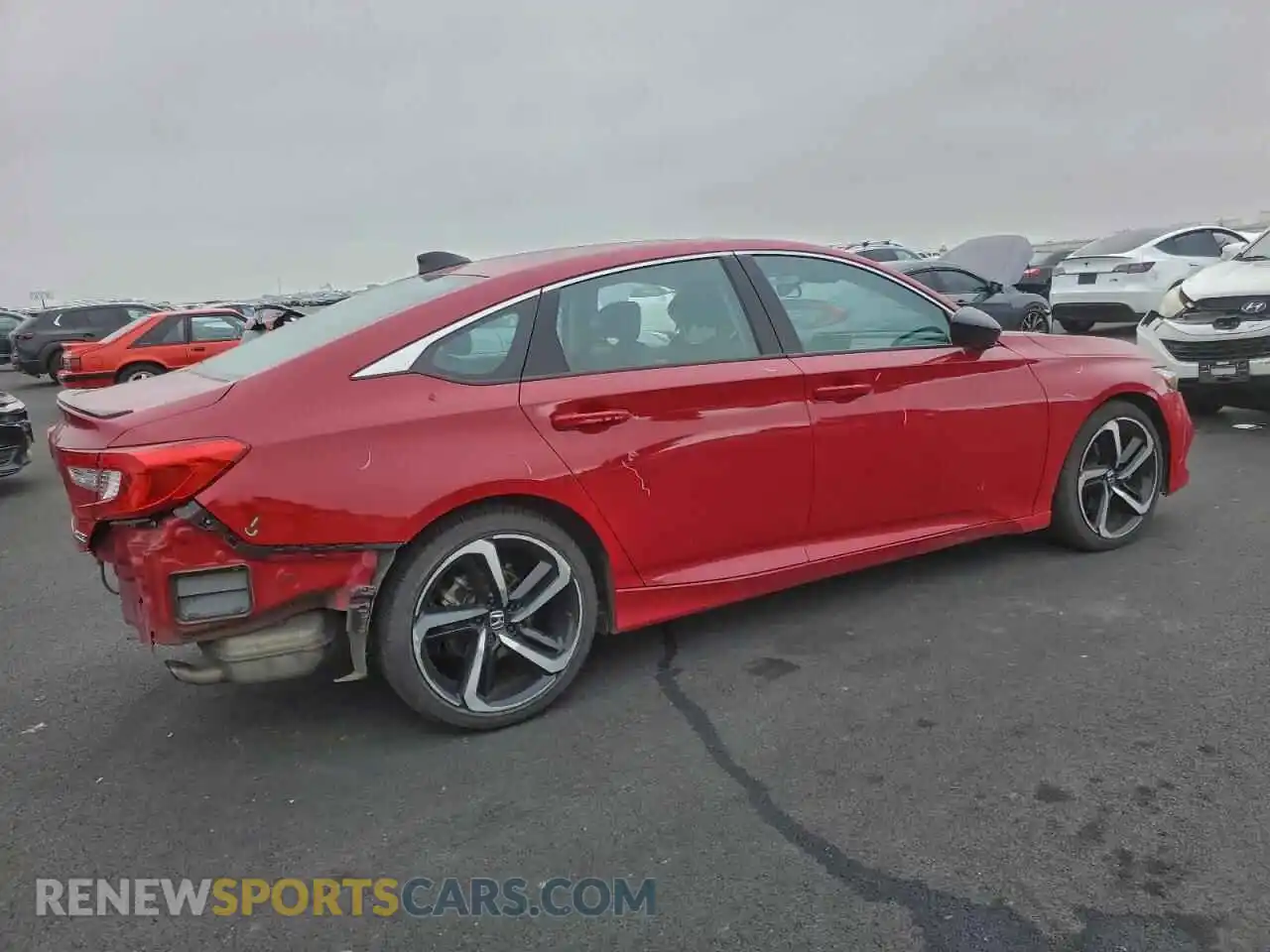 3 Photograph of a damaged car 1HGCV1F42MA006141 HONDA ACCORD 2021