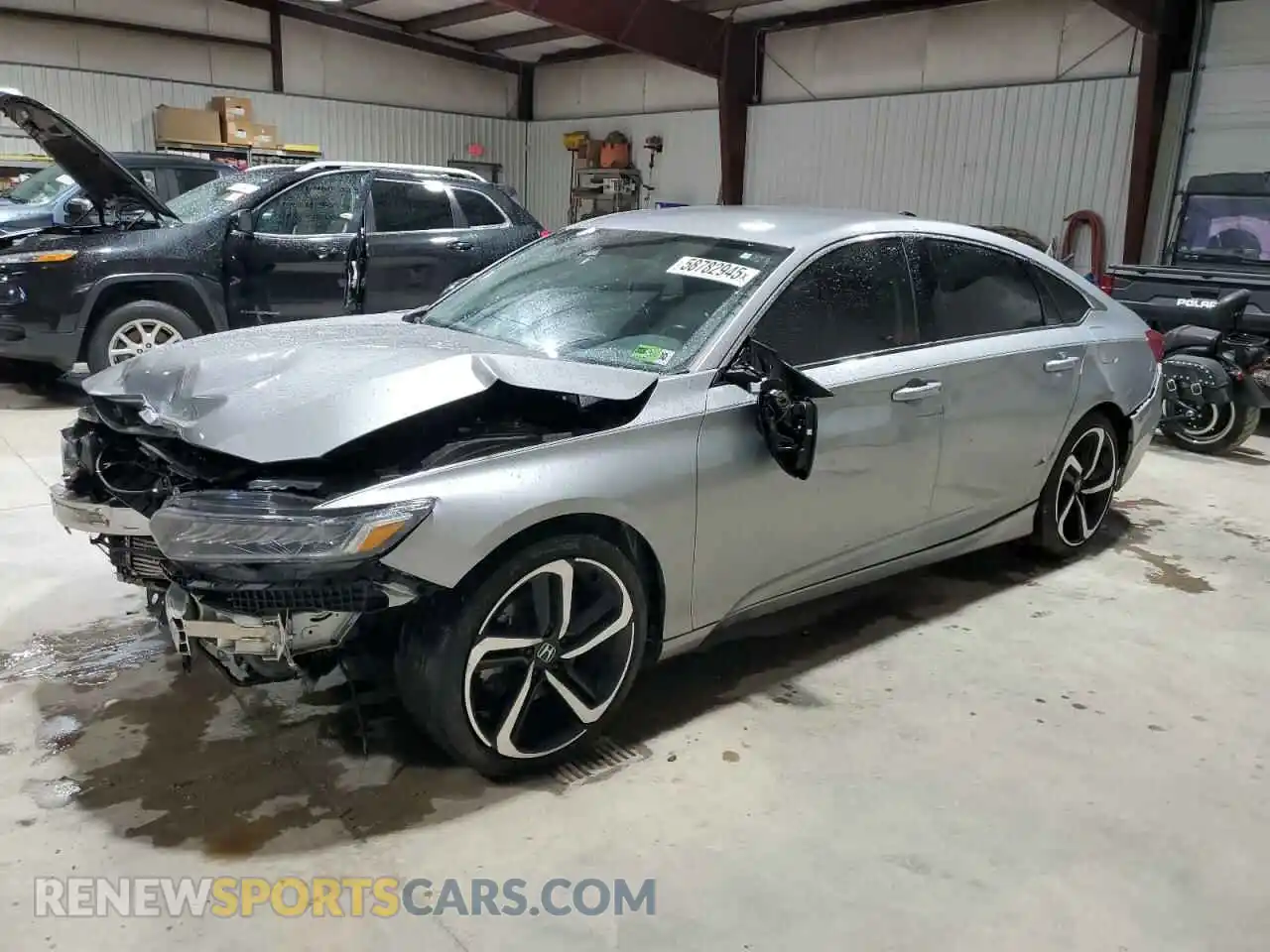 1 Photograph of a damaged car 1HGCV1F42MA010061 HONDA ACCORD 2021