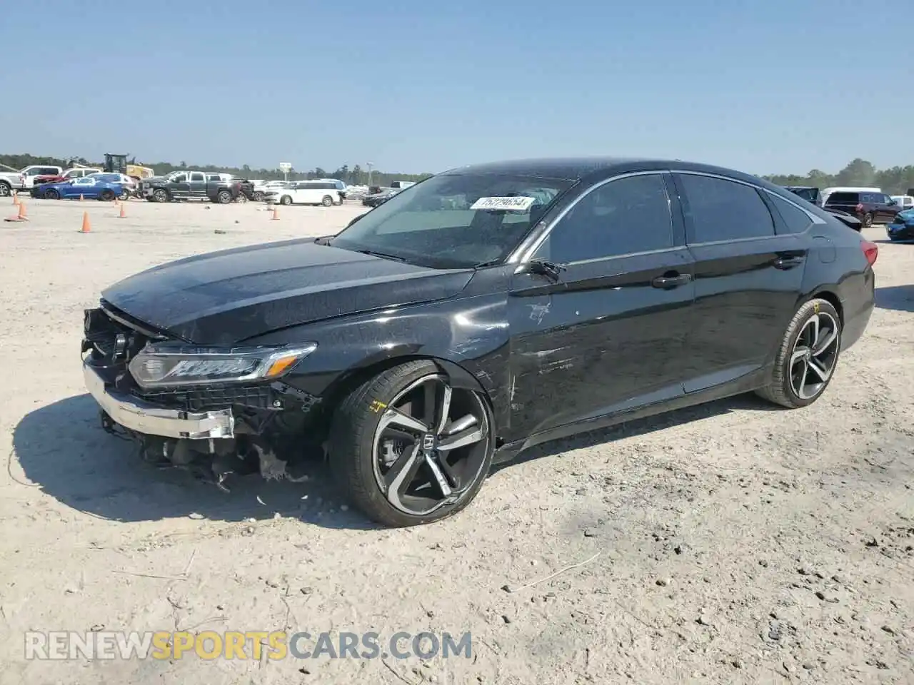 1 Photograph of a damaged car 1HGCV1F42MA016975 HONDA ACCORD 2021