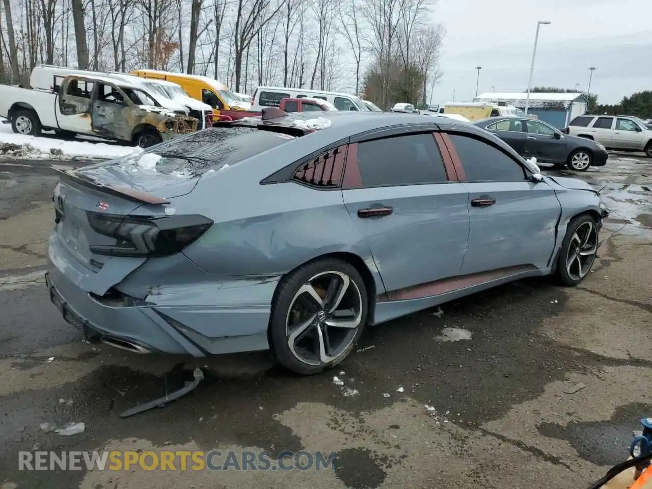 3 Photograph of a damaged car 1HGCV1F42MA023098 HONDA ACCORD 2021