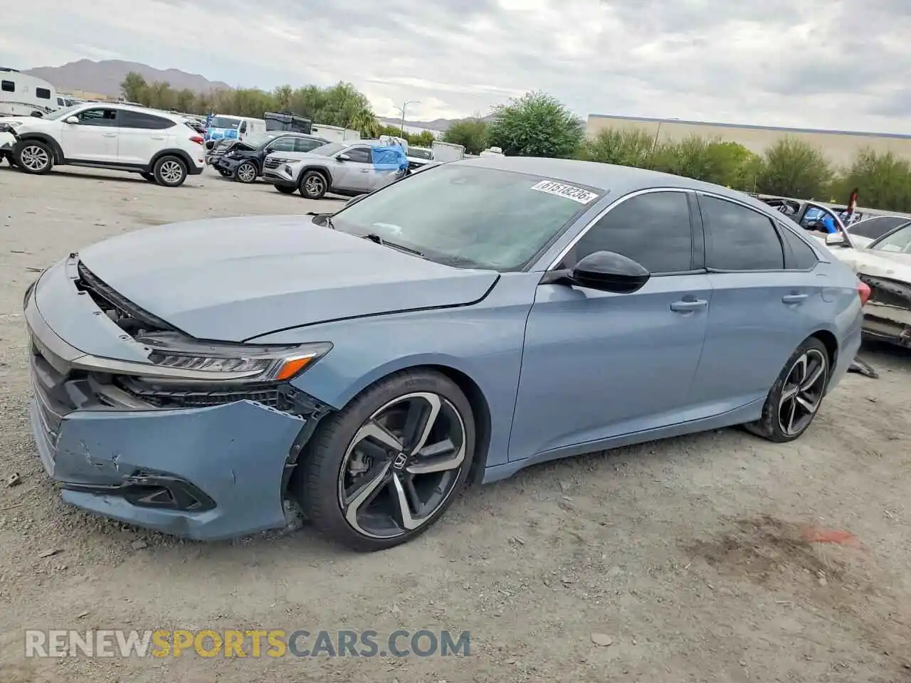 1 Photograph of a damaged car 1HGCV1F42MA023814 HONDA ACCORD 2021