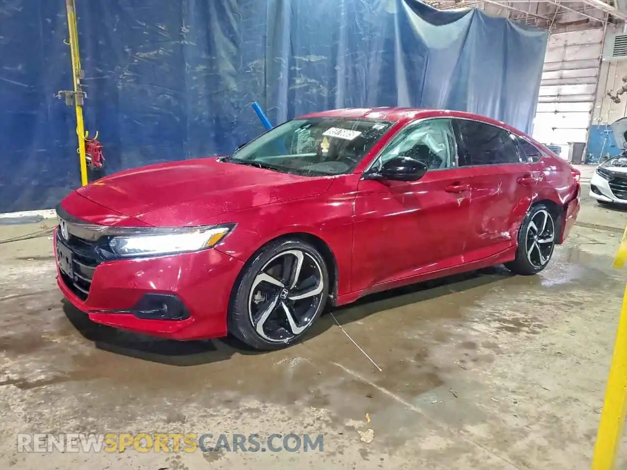 1 Photograph of a damaged car 1HGCV1F42MA026521 HONDA ACCORD 2021
