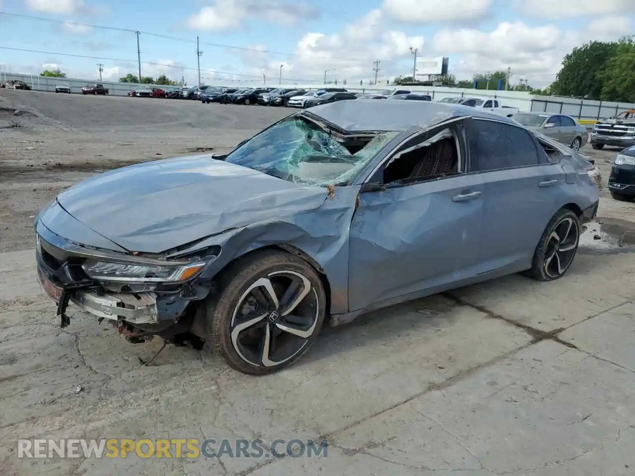 1 fotografías del automóvil dañado 1HGCV1F42MA042105 HONDA ACCORD 2021