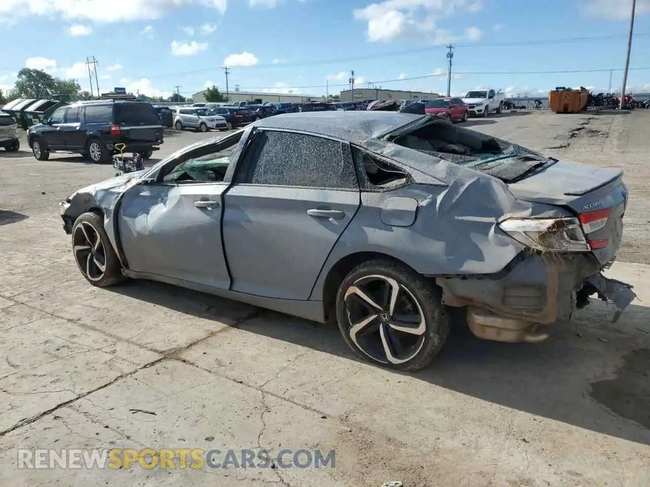 2 fotografías del automóvil dañado 1HGCV1F42MA042105 HONDA ACCORD 2021