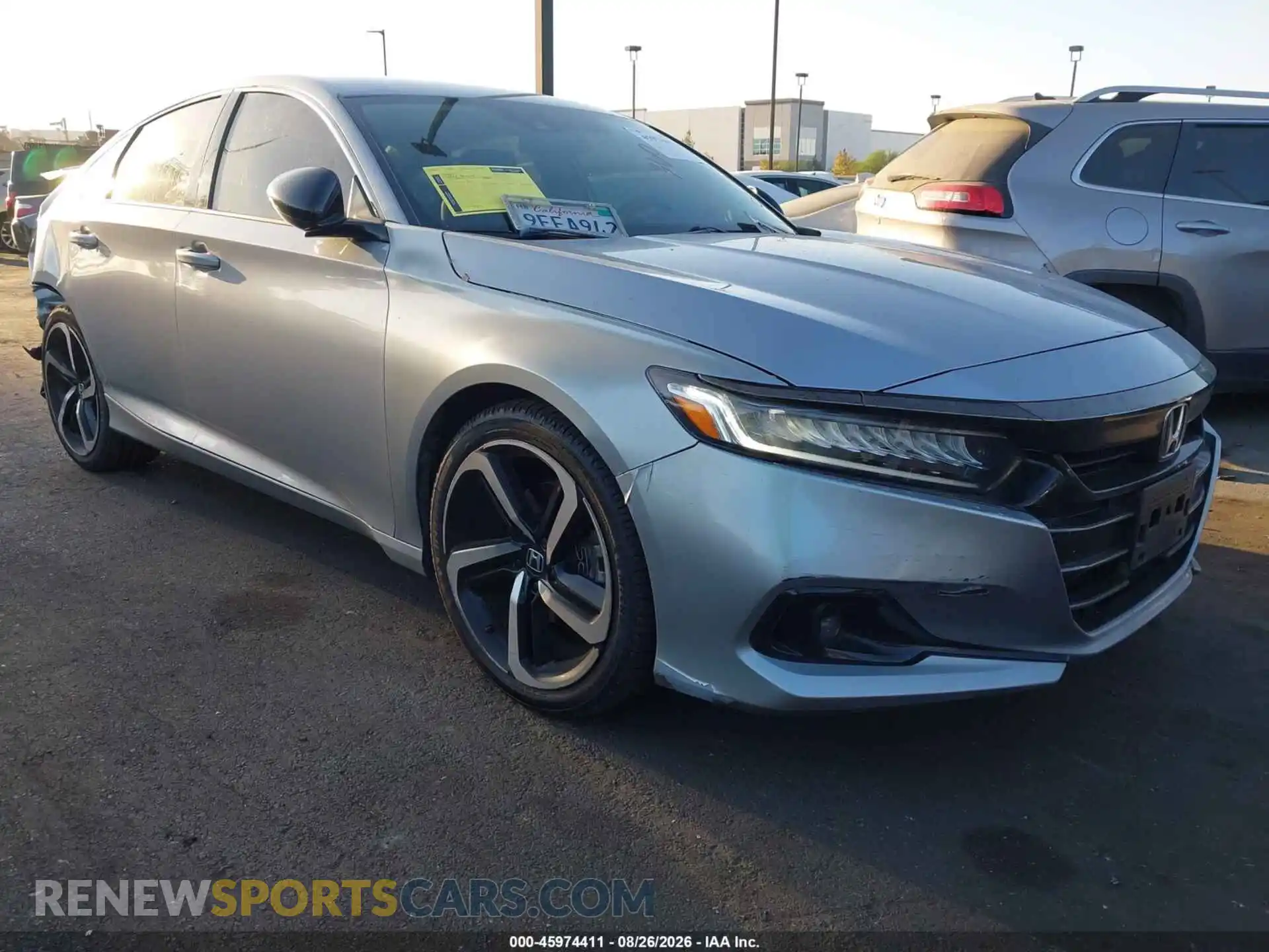 1 Photograph of a damaged car 1HGCV1F42MA049152 HONDA ACCORD 2021