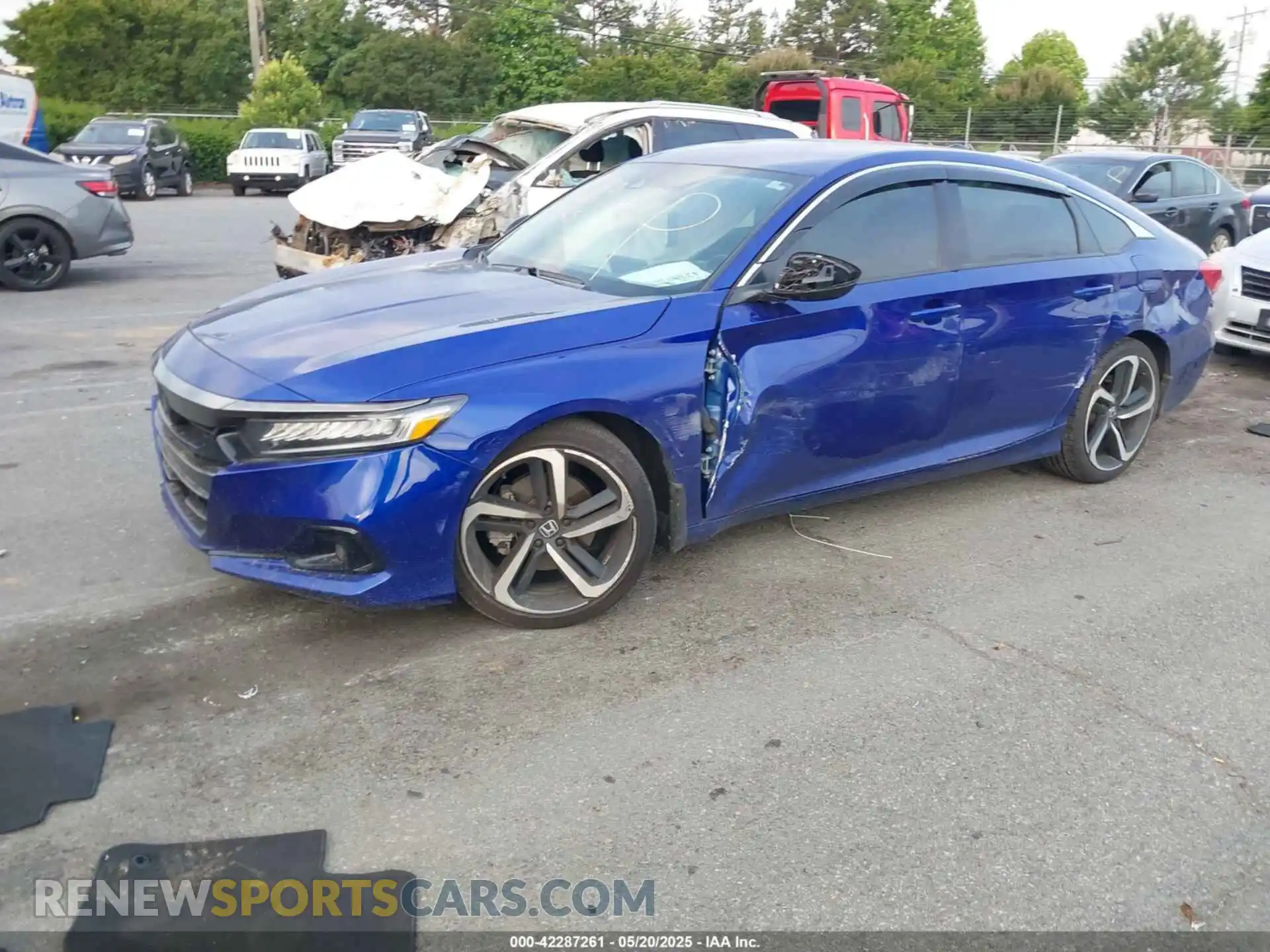 2 Photograph of a damaged car 1HGCV1F42MA114470 HONDA ACCORD 2021