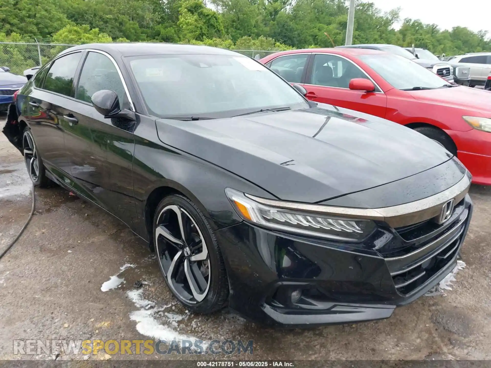 1 Photograph of a damaged car 1HGCV1F43MA008464 HONDA ACCORD 2021