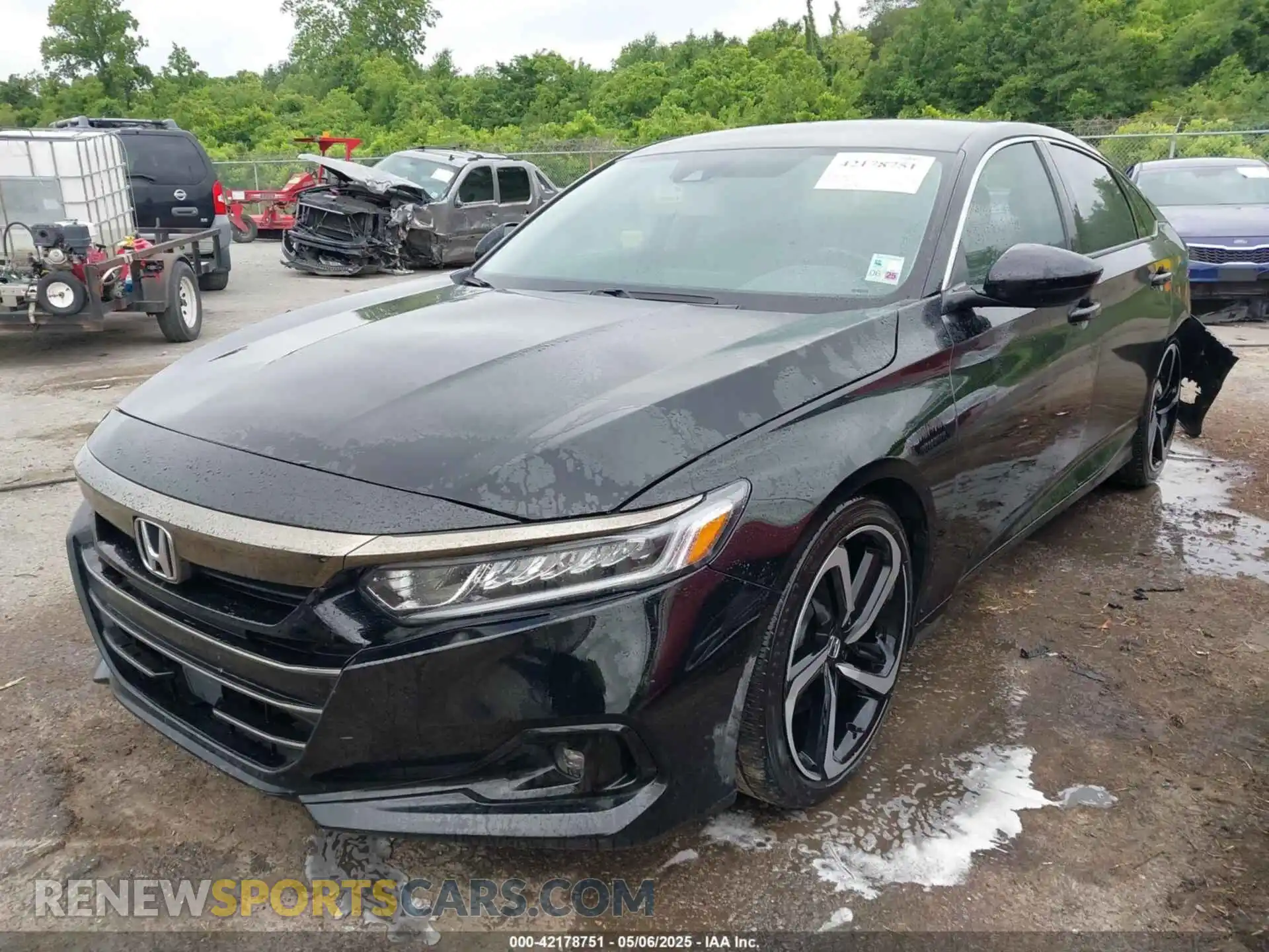 2 Photograph of a damaged car 1HGCV1F43MA008464 HONDA ACCORD 2021