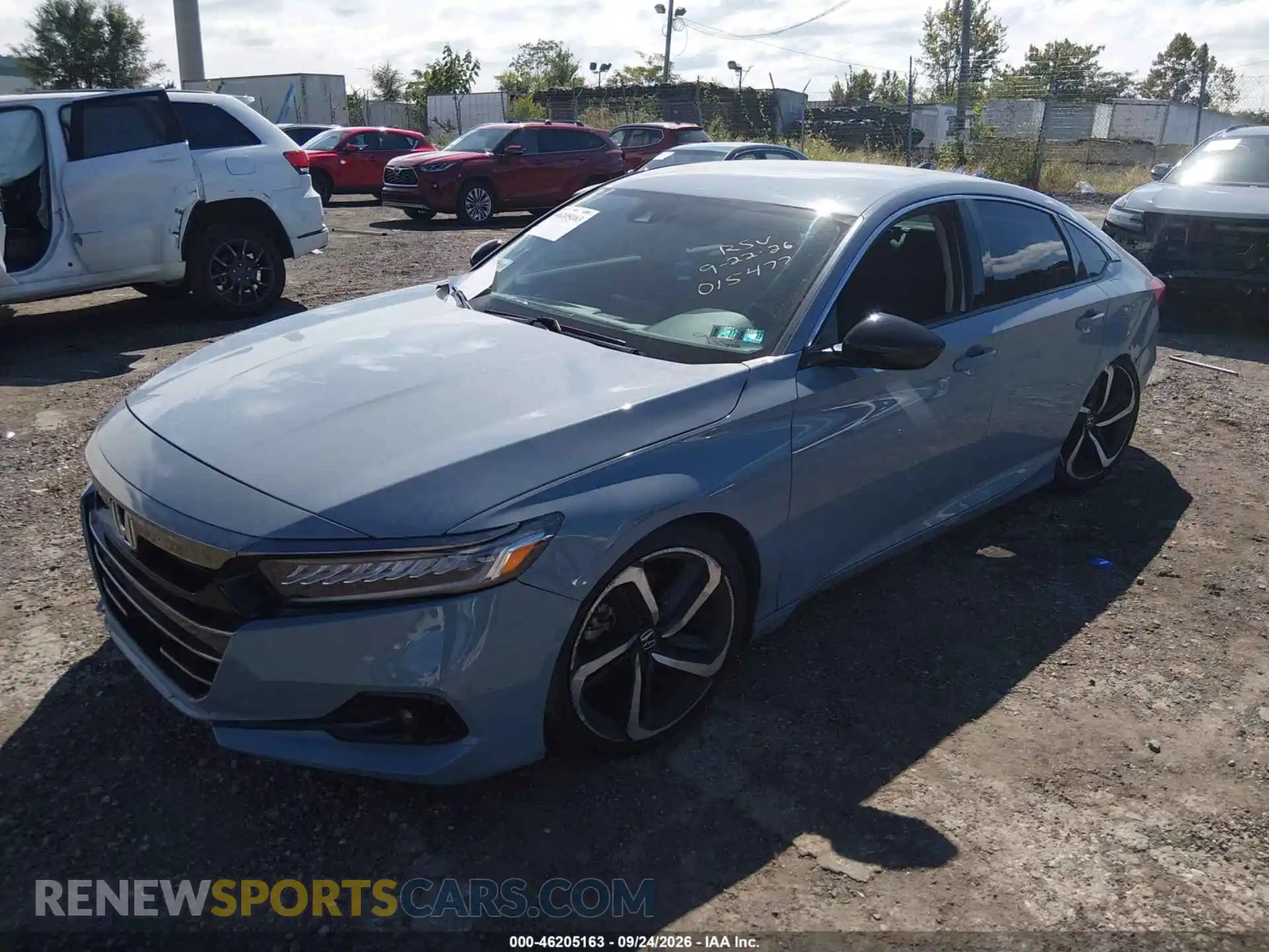 2 fotografías del automóvil dañado 1HGCV1F43MA015477 HONDA ACCORD 2021