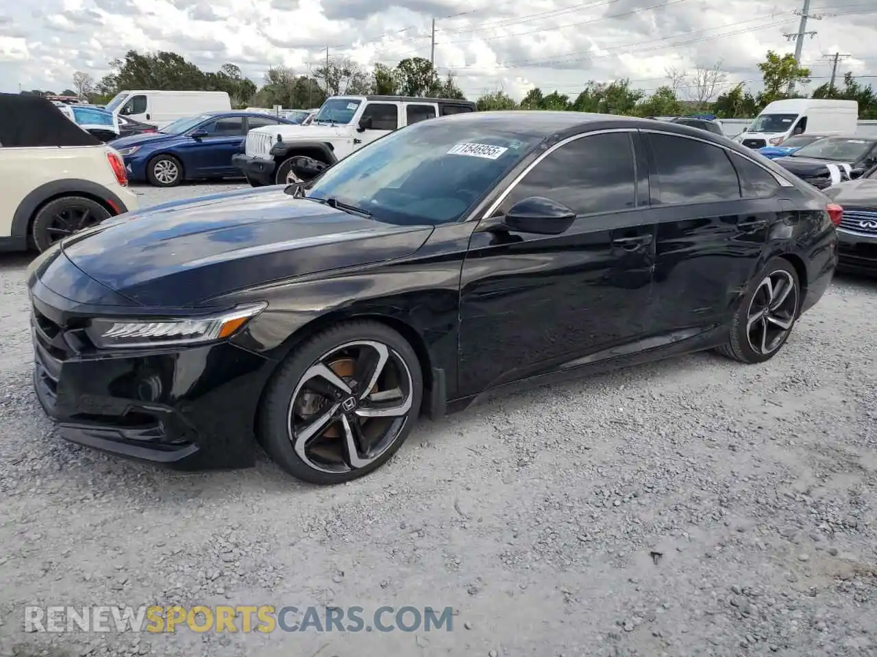 1 Photograph of a damaged car 1HGCV1F43MA031646 HONDA ACCORD 2021
